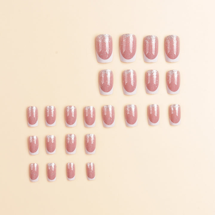 Elegant Glitter Ombre Press-On Nail Tips Kalsten
