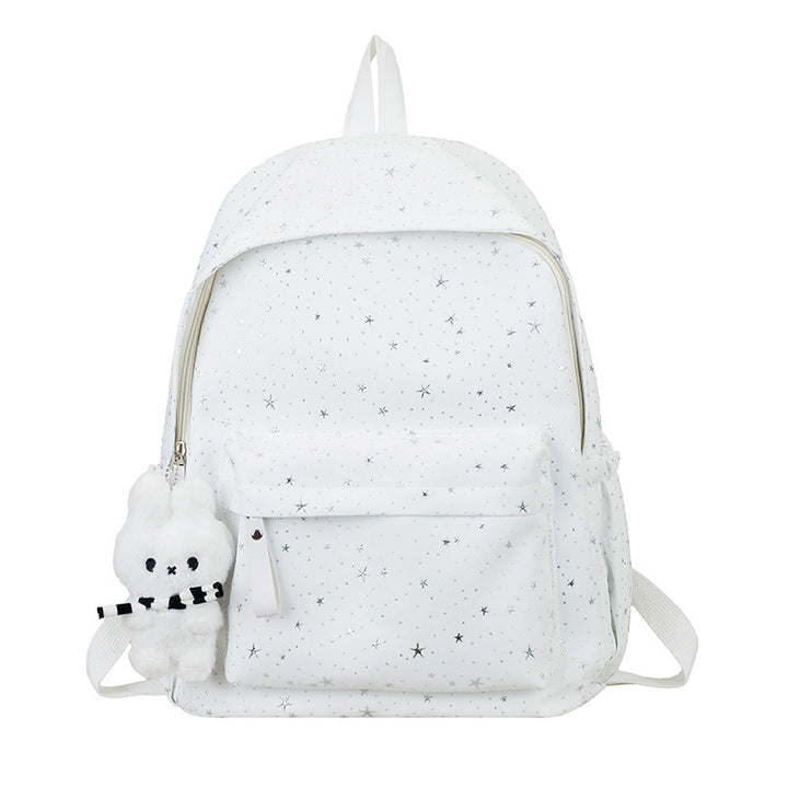 Girls' Star Patterned School Backpack Kalsten