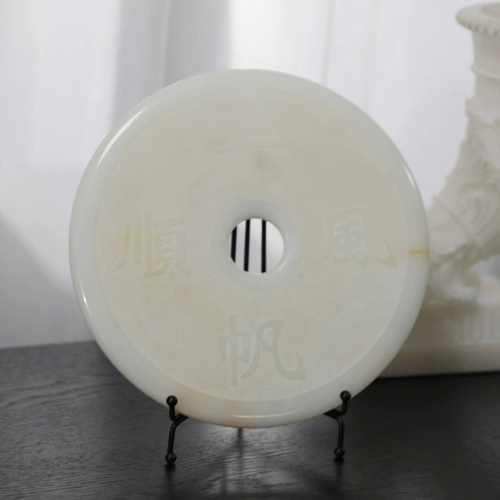 Elegant Marble Decorative Disc