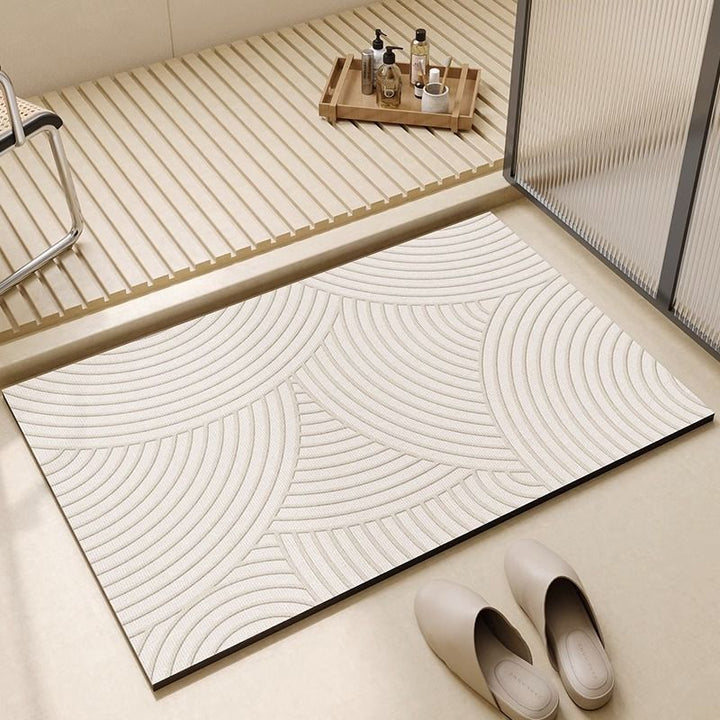 Modern Abstract Pattern Bath Mat for Bathroom