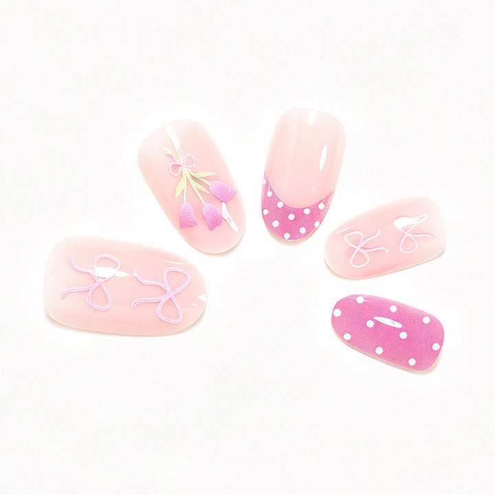 Artistic Floral Nail Art Design Kalsten