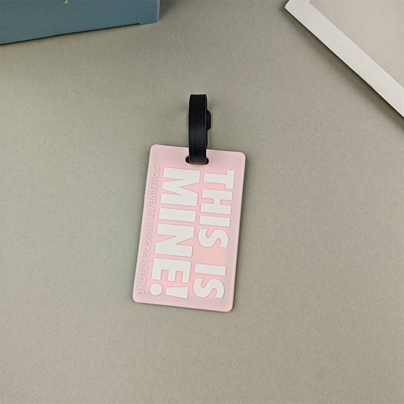 Unisex Luggage Tag with Humorous Message Kalsten