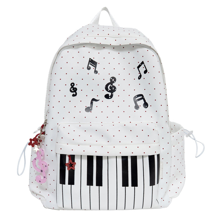 Musical-Themed Casual School Backpack Kalsten