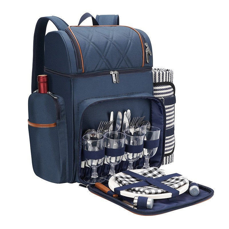 Insulated Picnic Backpack with Dining Set Kalsten