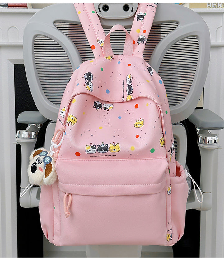 Backpack with Cute Cartoon Design and Practical Compartments Kalsten