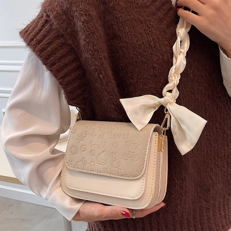 Chic Textured Mini Crossbody Bag Kalsten