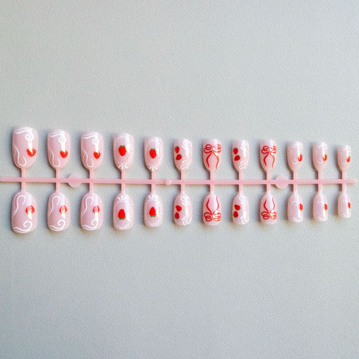 Artistic Strawberry Nail Art Kit