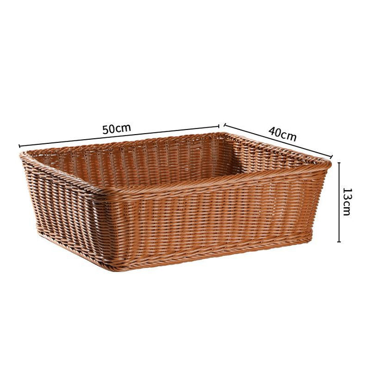Large Rectangular Woven Storage Tray Kalsten