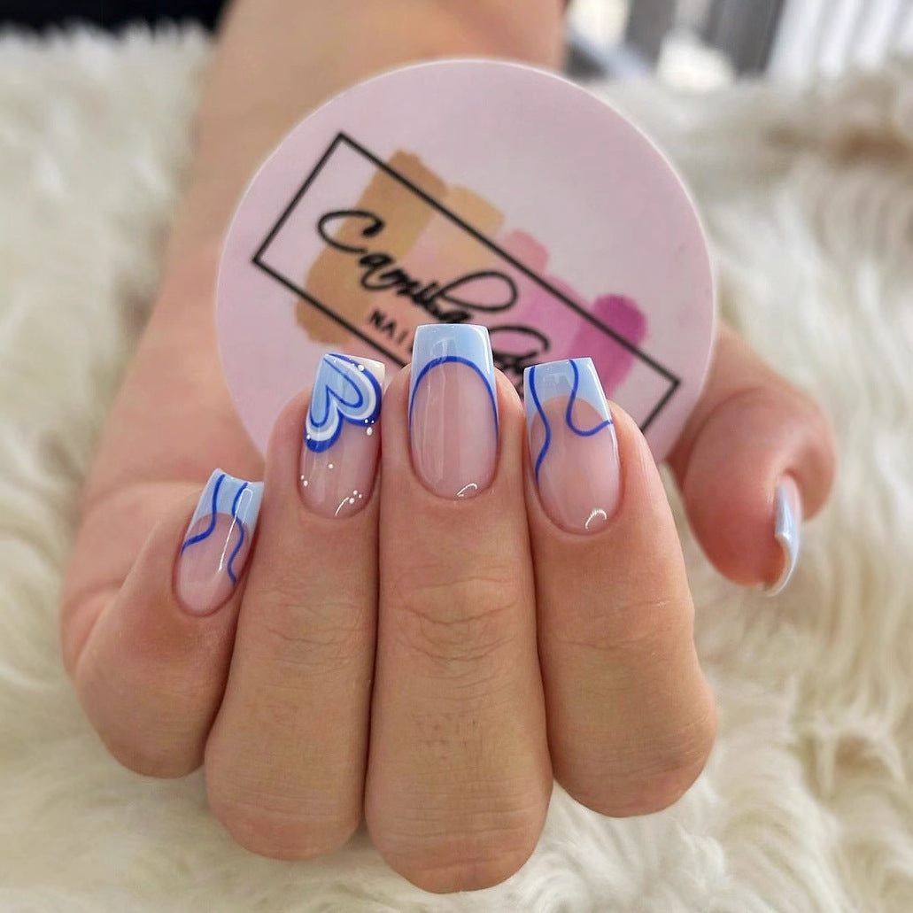 Nail art set with elegant designs and cheerful lines Kalsten
