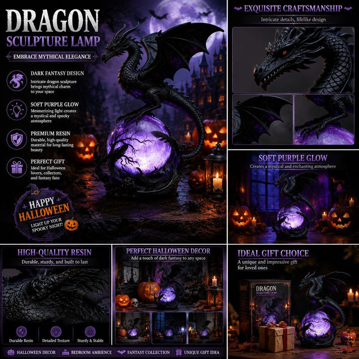 Decorative Dragon Lamp Kalsten