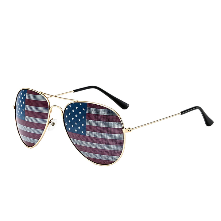 Patriotic Flag Aviator Sunglasses Kalsten