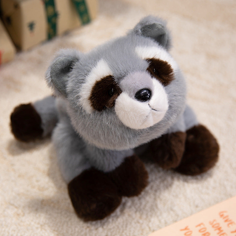 Plush Panda Sitting Cuddle Toy with Round Head and Realistic Safety Eyes Kalsten