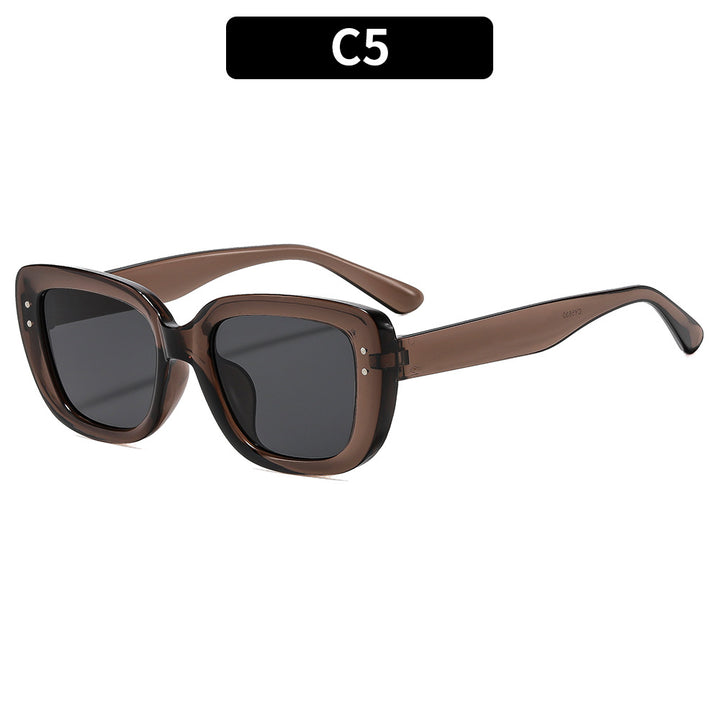 Vintage-Inspired Oversized Square Sunglasses