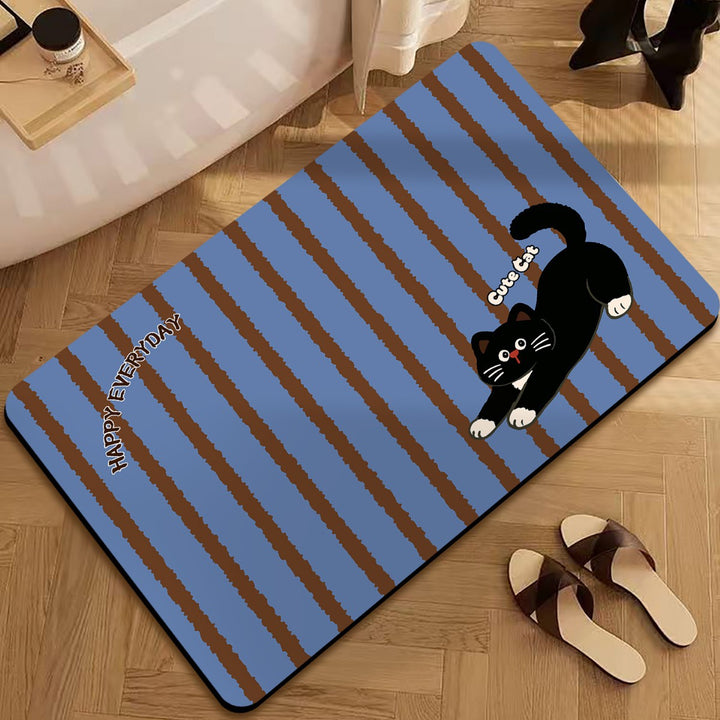 Cartoon-Themed Decorative Door Mat