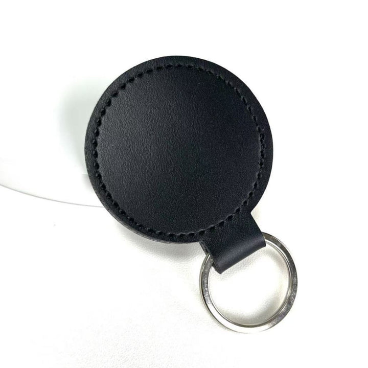 Premium Leather Round Keychain Kalsten