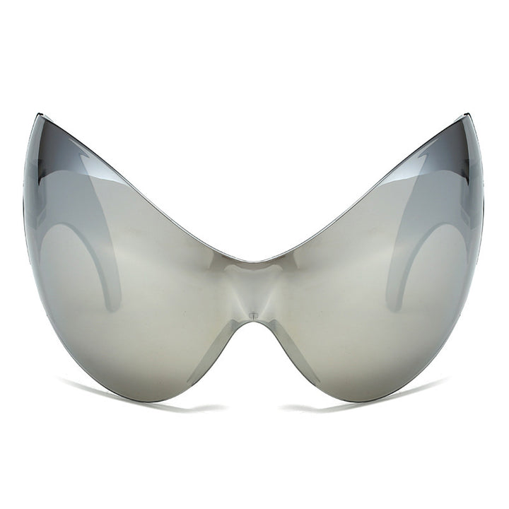 Oversized Futuristic Shield Sunglasses Kalsten