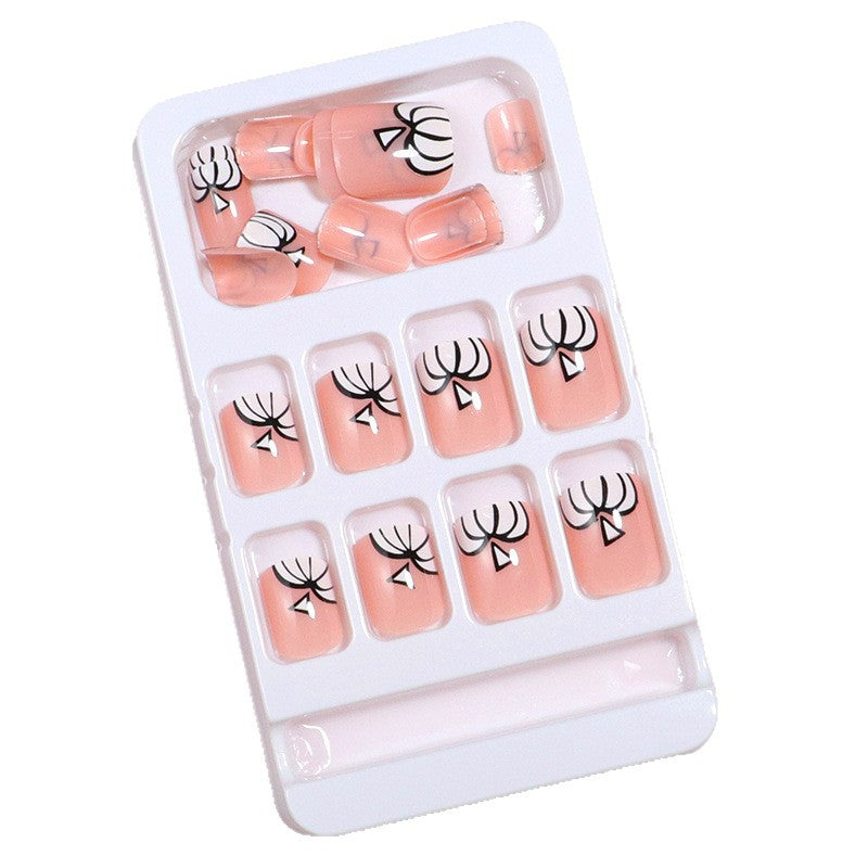 Artistic Halloween-Themed Press-On Nail Set Kalsten 1787225300