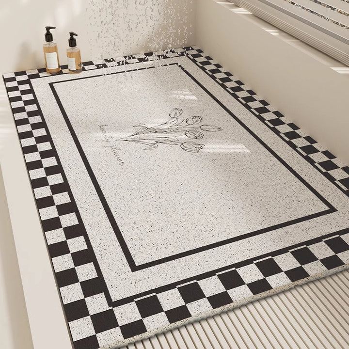 Slip-Resistant Geometric Bath Mat Kalsten
