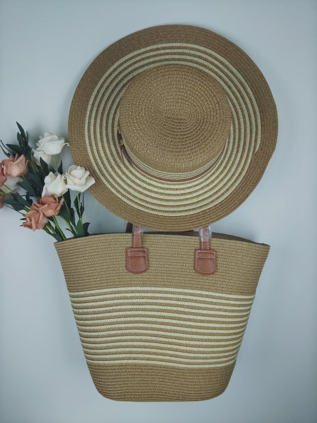 Beach bag and sun hat set Kalsten