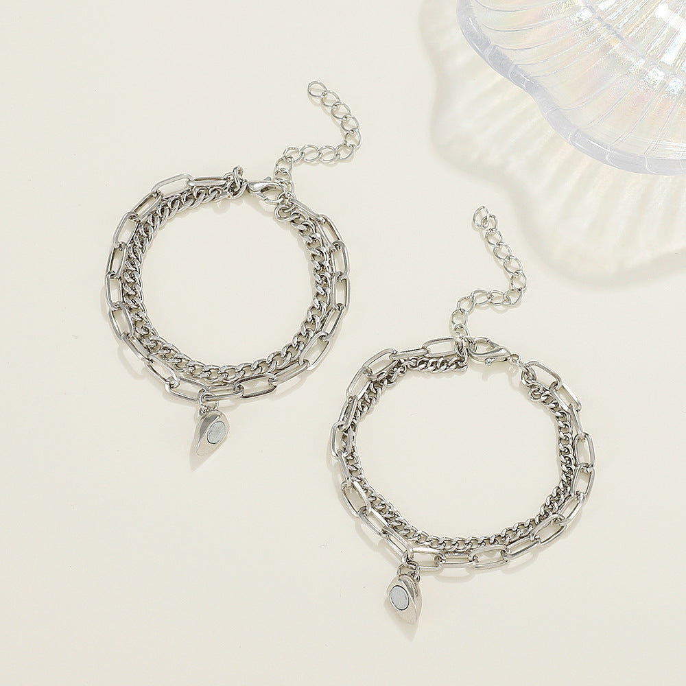 Layered Chain Bracelet Set Kalsten