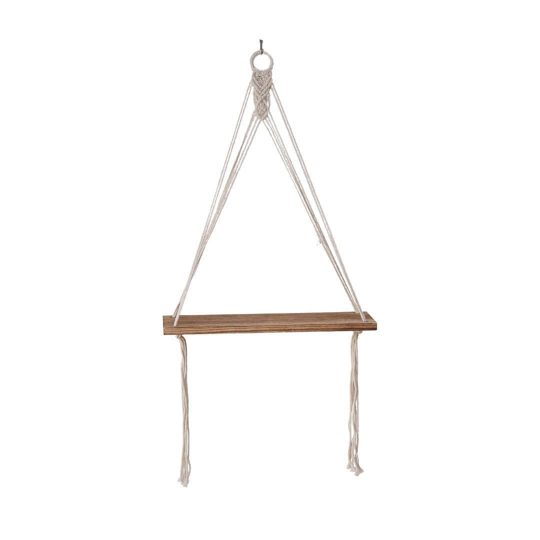 Hanging Decorative Wood Shelf
