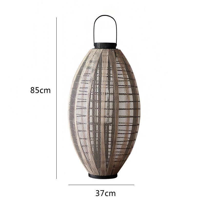 Elegant lantern with metal grid Kalsten