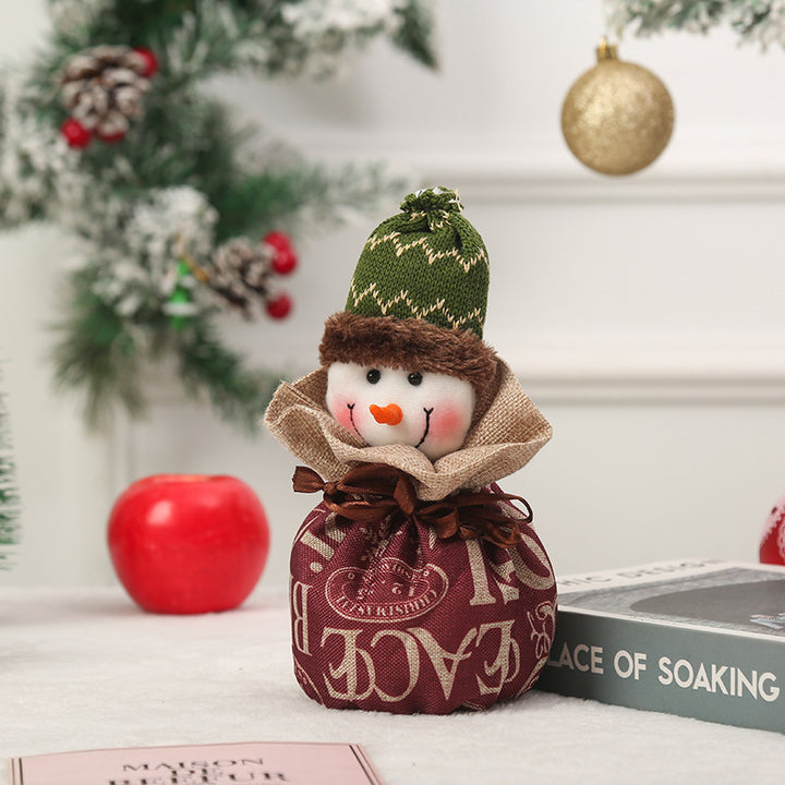 Cute Christmas gnome with gift sack Kalsten
