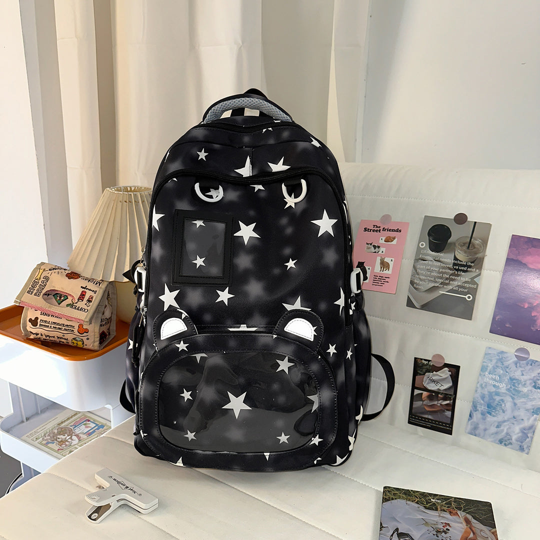 Backpack with Cute Applications and Thoughtful Storage Kalsten