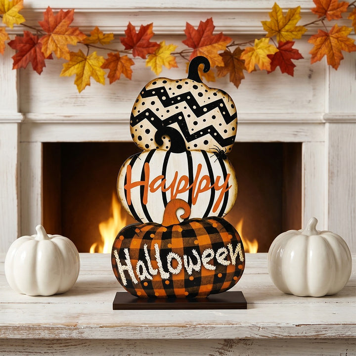 Halloween decoration figure with stacked pumpkins Kalsten