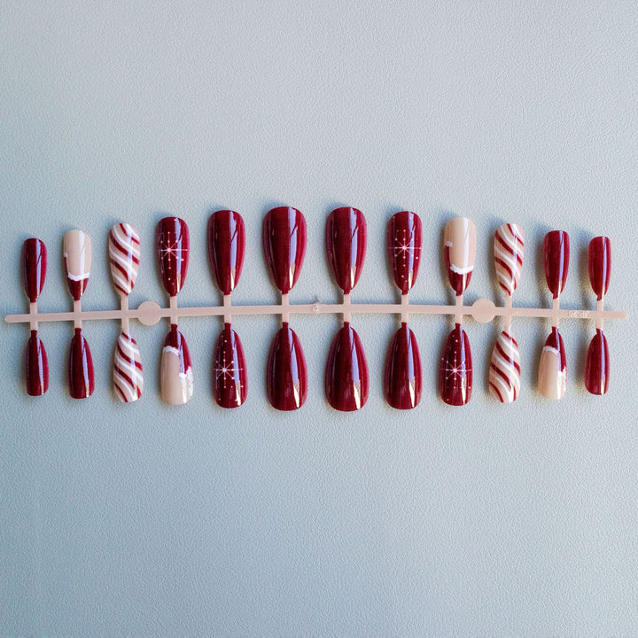 Festive Acrylic Nail Art Set