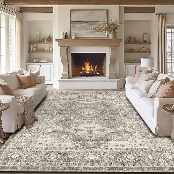 Floral Patterned Area Rug