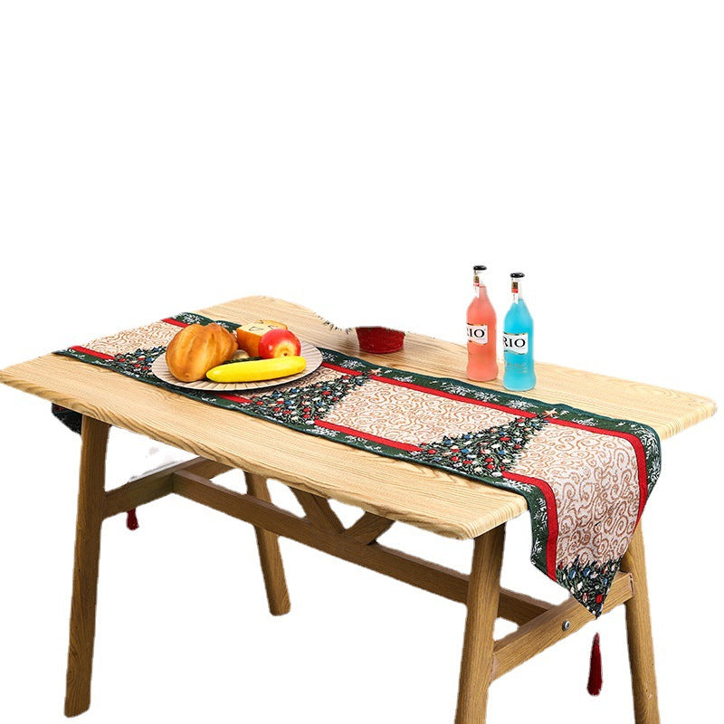 Festive table runner with reindeer motif Kalsten