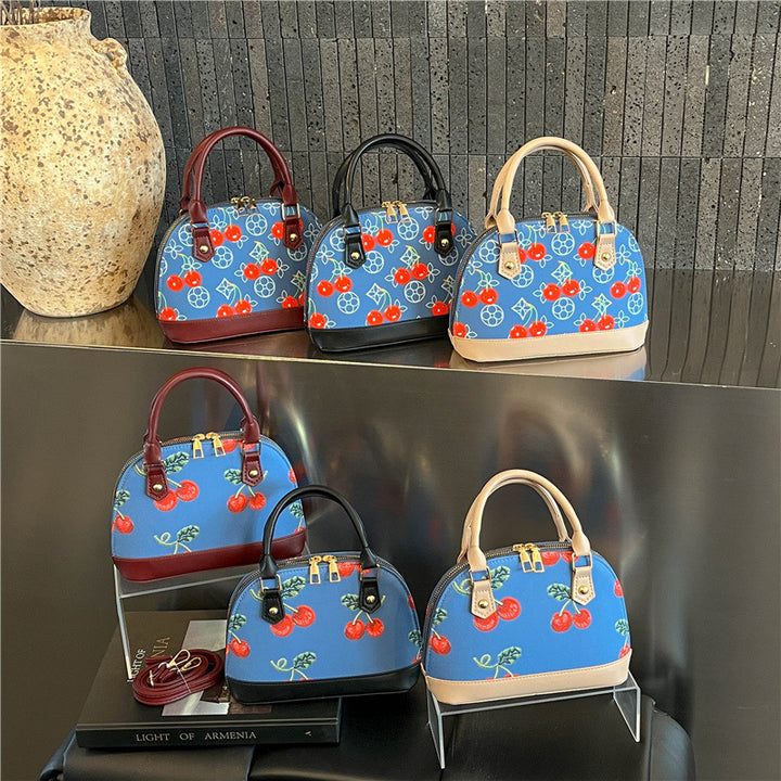 WoEmbroidered Cherry Pattern Handbag Kalsten