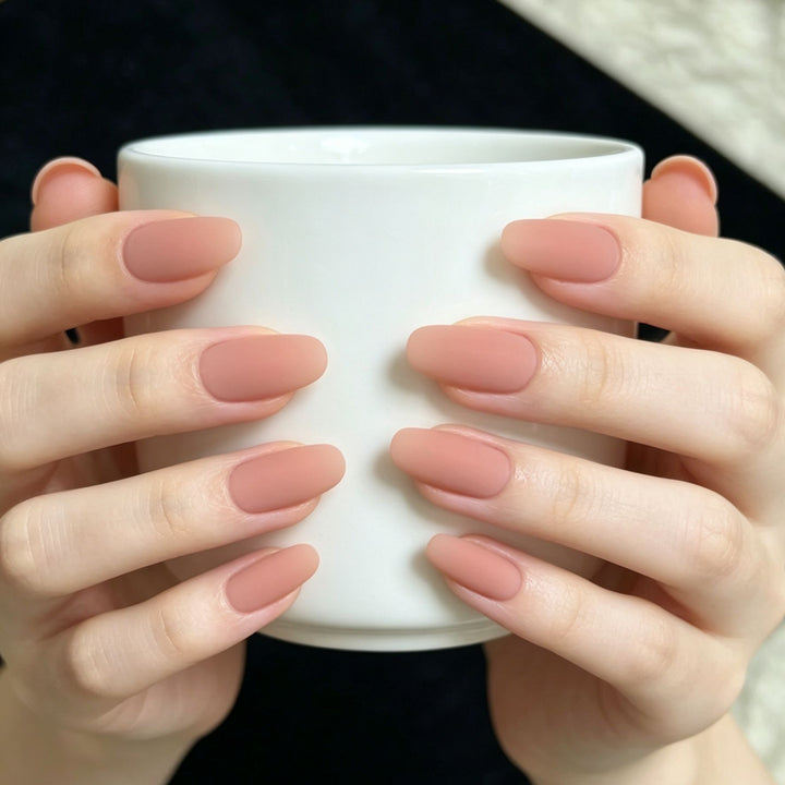 Artistic Ocean-Inspired Press-On Nail Design Kalsten