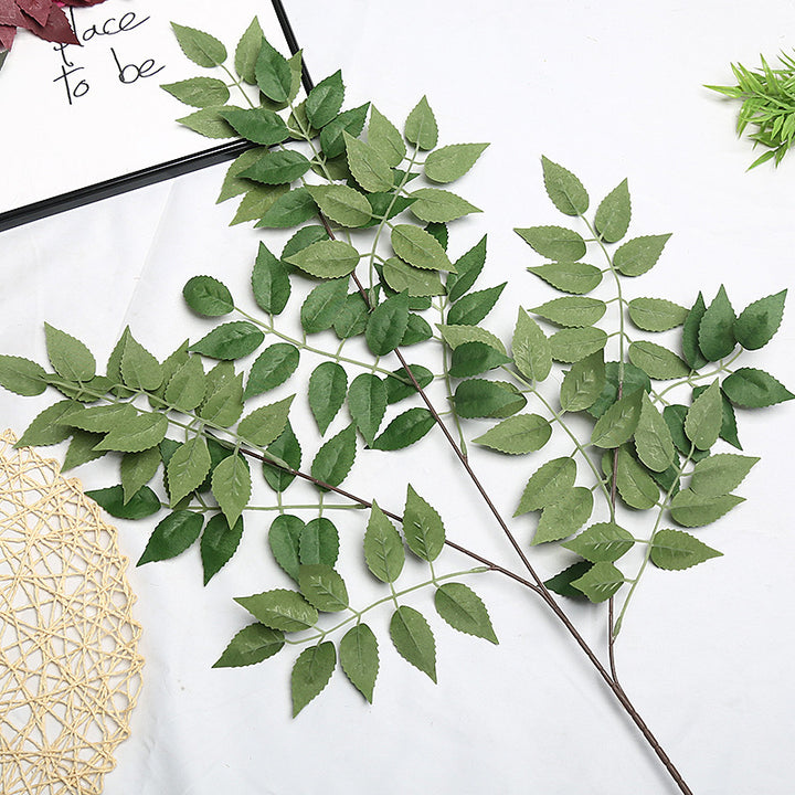 Elegant Faux Leaf Stem Arrangement