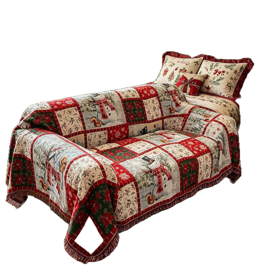 Festive Holiday Themed Tapestry