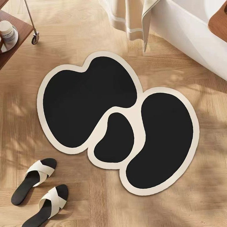 Abstract Shaped Bath Mat Kalsten