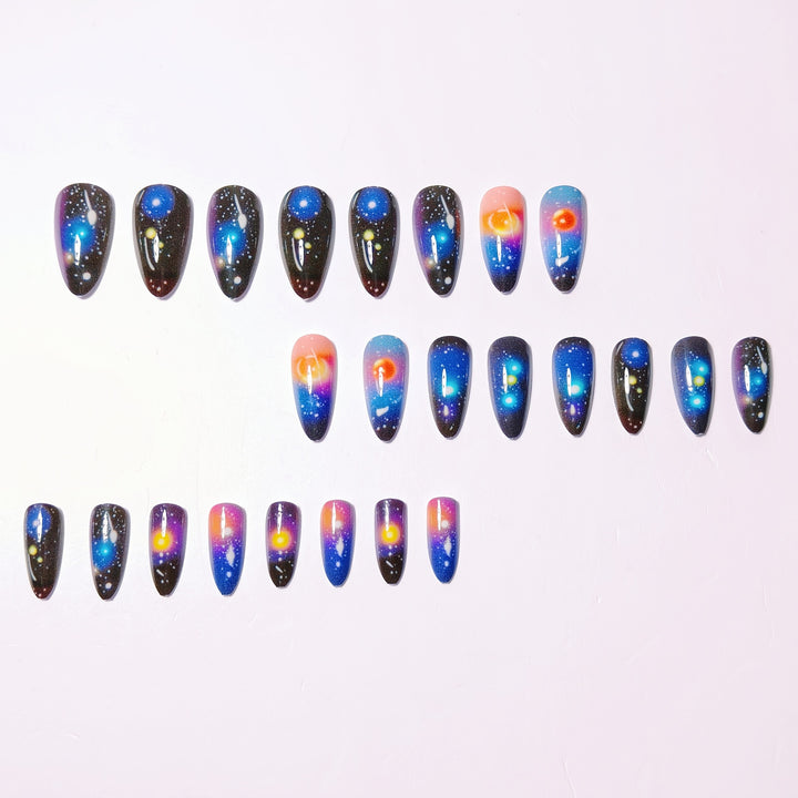 Artificial Nails in Fascinating Galaxy Design Kalsten