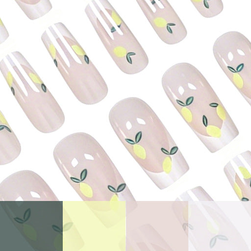 Artistic Lemon Design Press-On Nails Kalsten