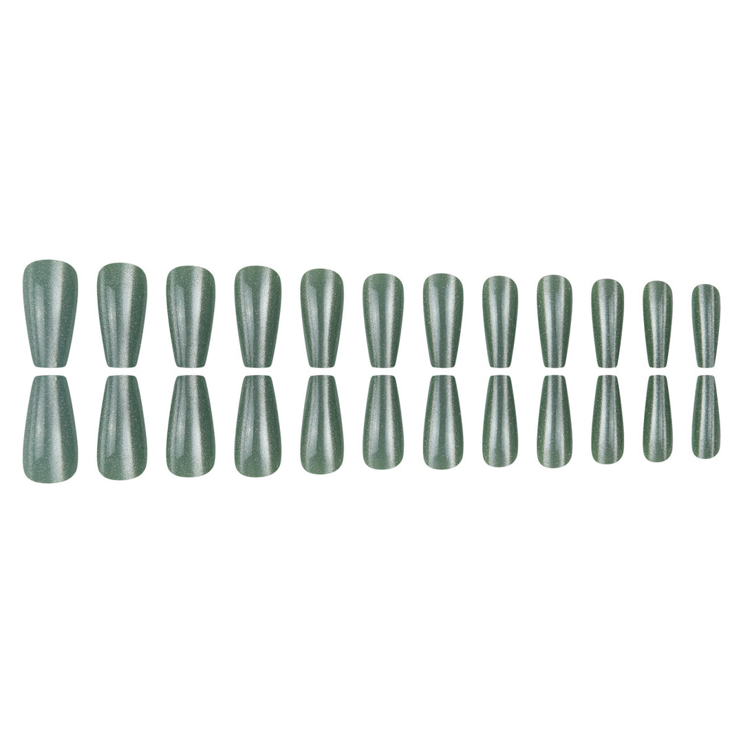 Sparkling Long Press-On Nails Kalsten