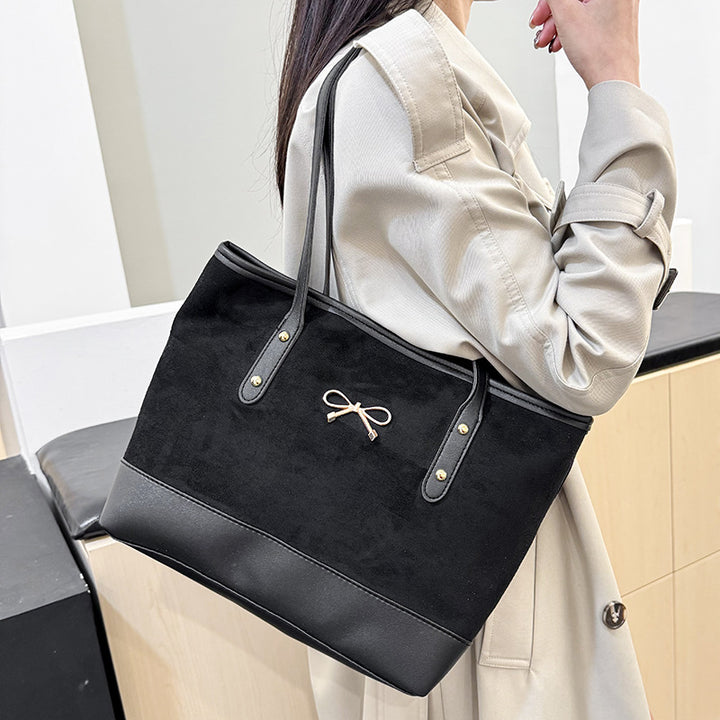 WoStylish Faux Suede Tote Bag Kalsten