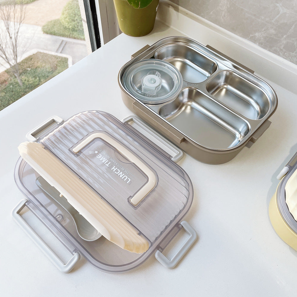 Multi-Compartment Food Storage Bento Box
