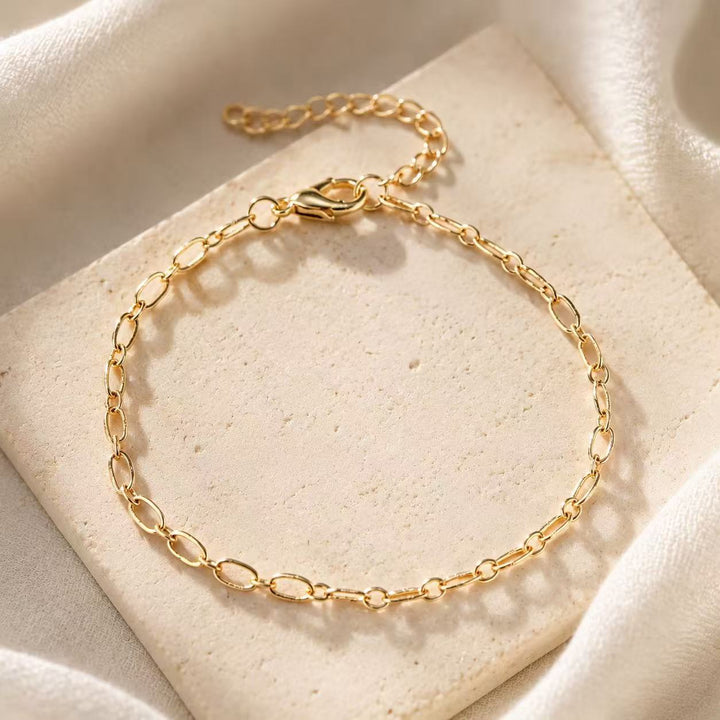 Elegant Silver Link Bracelet Kalsten