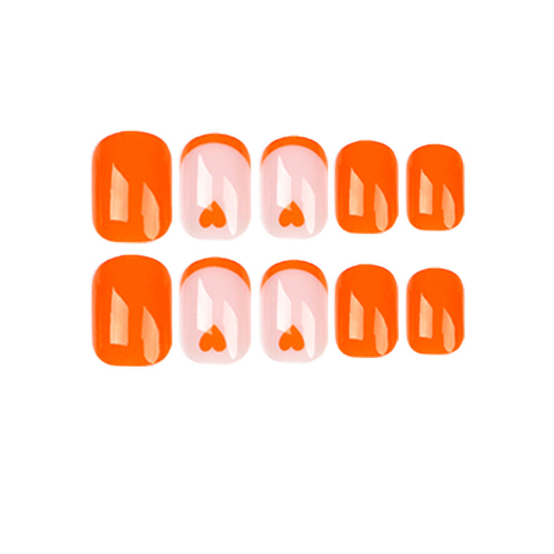 Creative Nail Art with Heart Designs and Neon Accents Kalsten