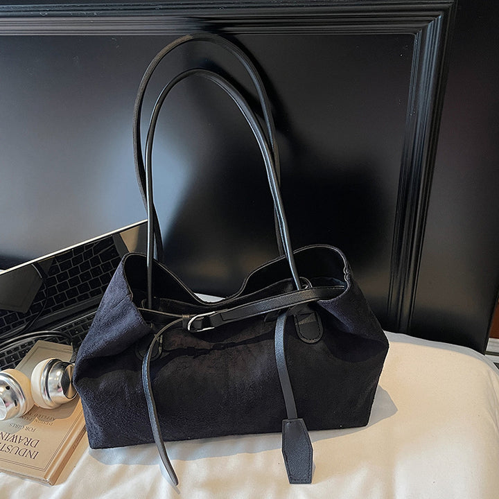 Elegant Suede Tote Bag