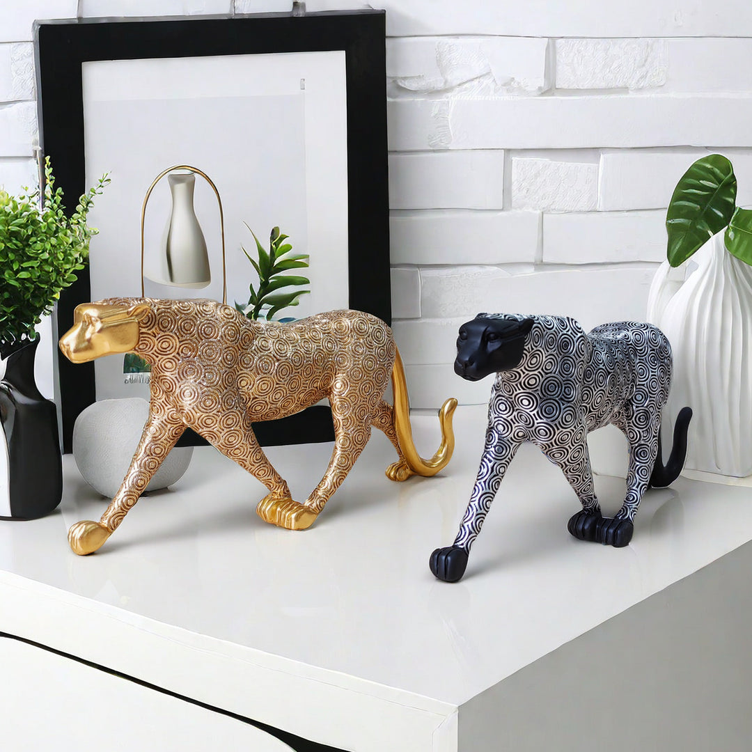 Artistic Decorative Wildcat Sculpture Kalsten