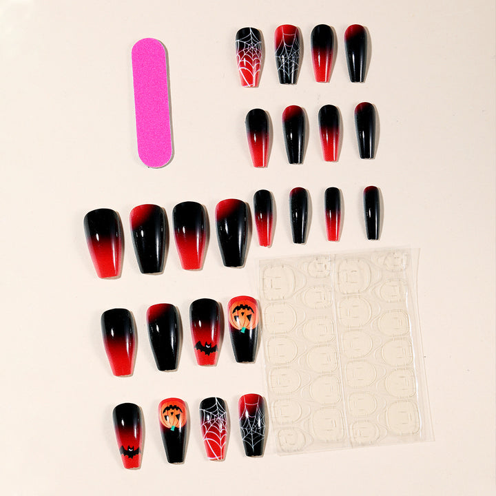 Halloween-Inspired Acrylic Nail Art Kalsten