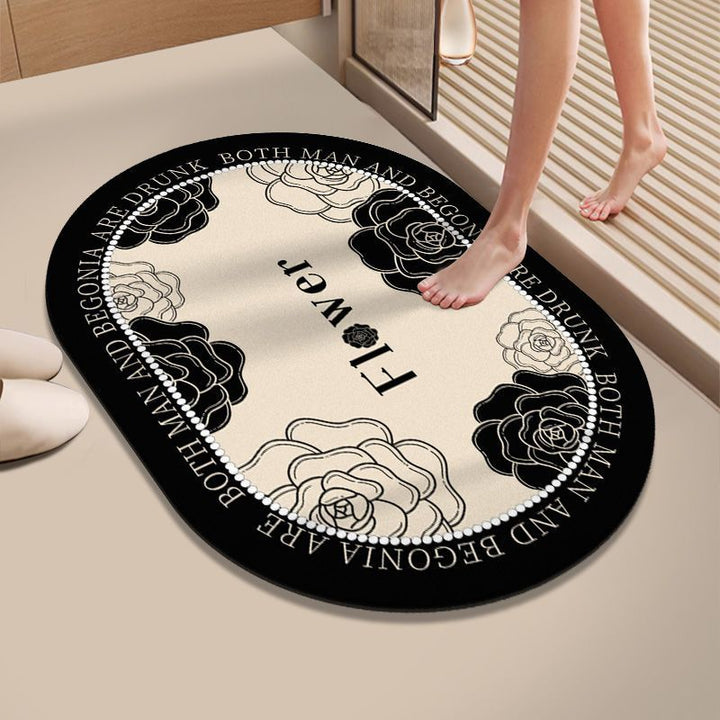 Decorative Bathroom Mat for Comfortable Floor Styling