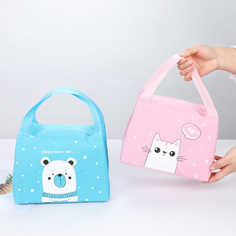 Cute Bear Print Insulated Lunch Bag Kalsten
