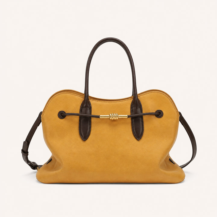 Accented Leather Handbag